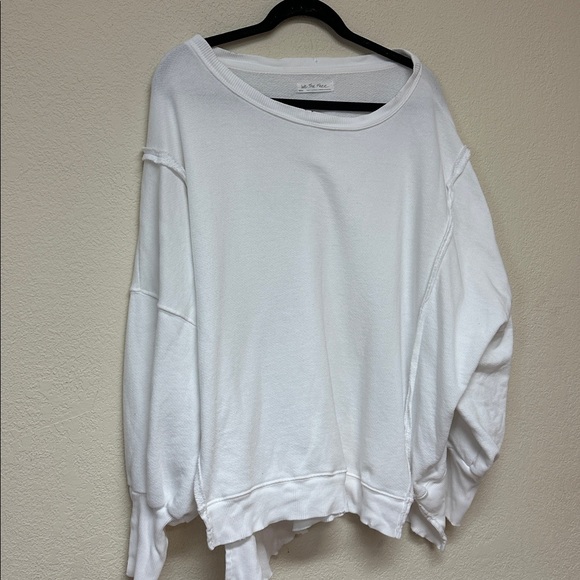 Free People womans We The Free Camden pullover Sweatshirt oversized S - Picture 3 of 4